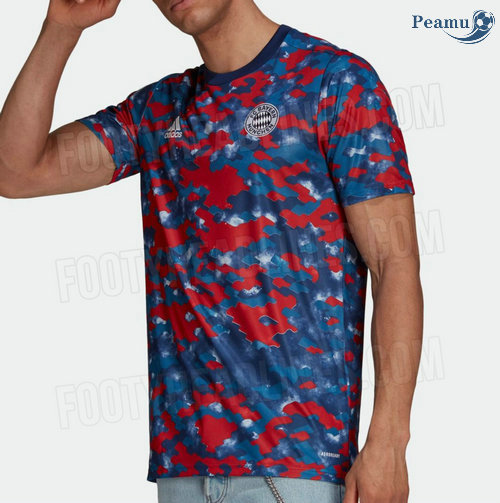Maglia Calcio Bayern Monaco Pre-Match Formazione 2021-2022