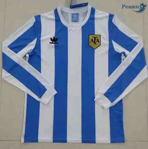 Classico Maglie Argentina Prima Manica lunga 1978