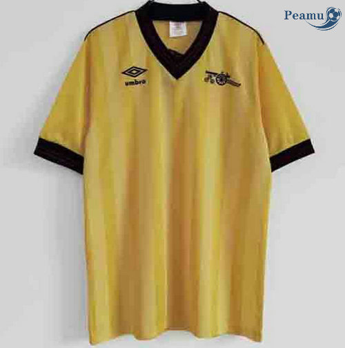 Classico Maglie Arsenal Seconda Giallo 1984-86