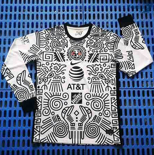 Maglia Calcio America Terza Manica lunga 2020-2021