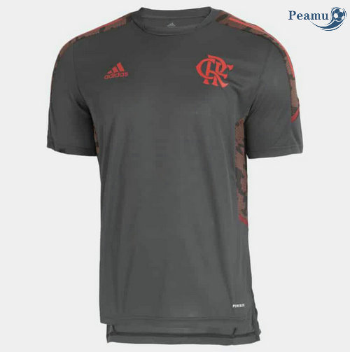 Maglia Calcio Flamengo Treino Grigio 2021-2022