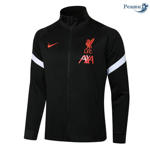 Giacca Calcio Liverpool Nero 2021-2022