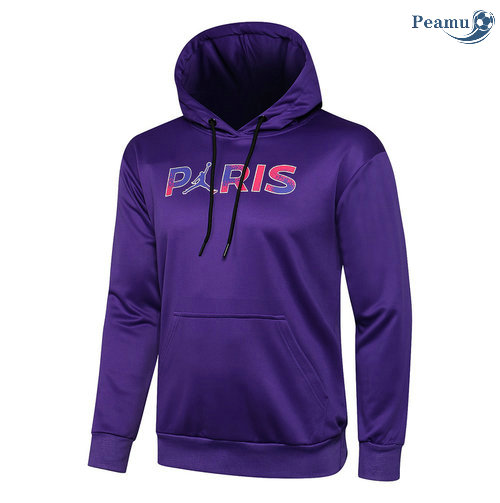 Giacca Con Cappuccio PSG Jordan Blu 2021-2022