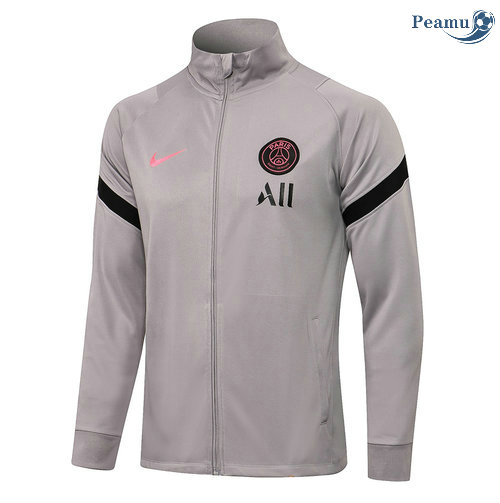 Giacca Calcio PSG grigio chiaro 2021-2022