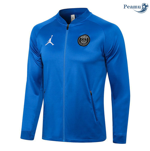 Giacca Calcio PSG Jordan Blu 2021-2022