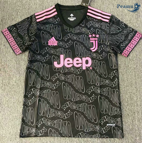 Maglia Calcio 2021-2022 Juventus Nero