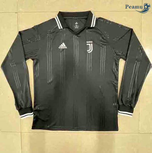 Maglia Calcio Juventus Pre-Match Formazione Manica lunga 2021-2022