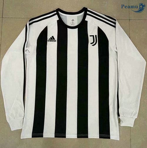 Maglia Calcio Juventus Manica lunga Bianca 2021-2022
