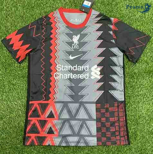 Maglia Calcio Liverpool Pre-Match Formazione 2021-2022