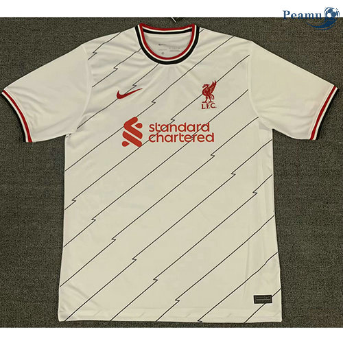 Maglia Calcio Liverpool Bianca 2021-2022