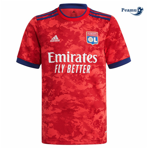 Maglia Calcio Lyon Seconda Rosso 2021-2022