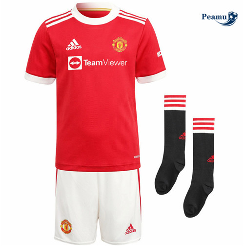 Maglia Calcio Manchester United Bambino Prima 2021-2022