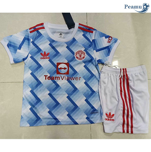 Maglia Calcio Manchester United Bambino Formazione 2021-2022