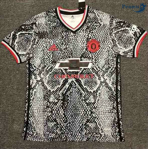 Maglia Calcio Manchester United pattern Pre-Match Formazione 2021-2022
