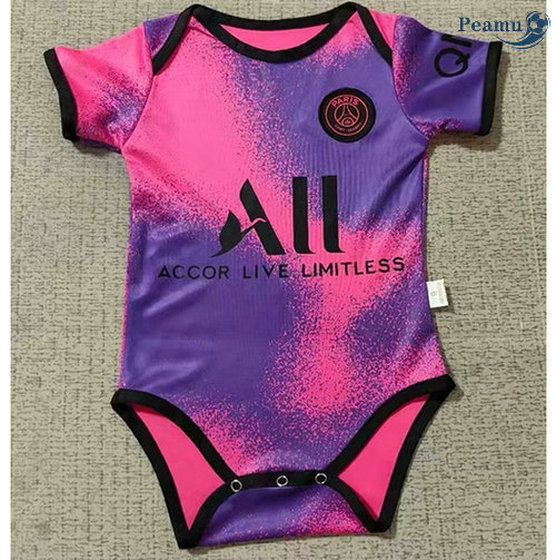 Maglia Calcio PSG Jordan baby Fourth Viola 2020-2021