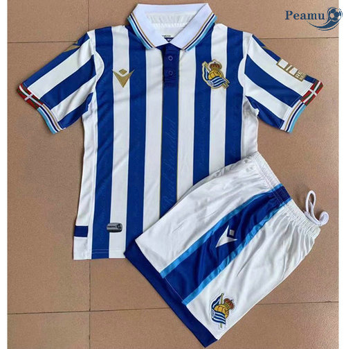 Maglia Calcio Real Sociedad Bambino King's Cup Final 2021-2022