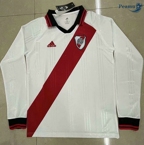 Maglia Calcio River Plate Manica lunga Bianca 2021-2022