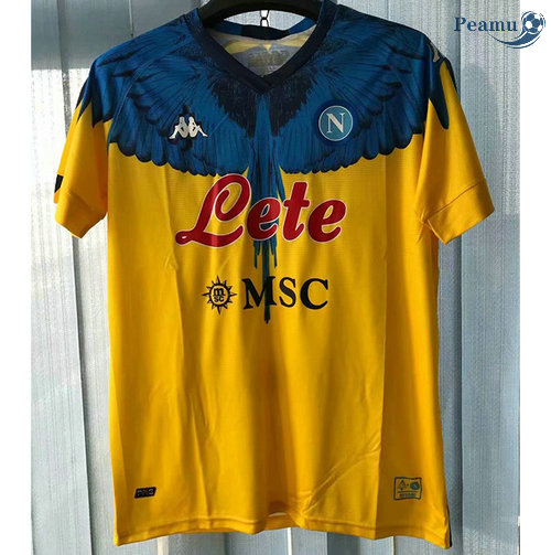 Maglia Calcio Naples Portiere Giallo 2021-2022