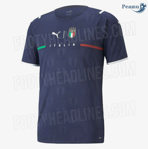 Maglia Calcio Italia Portiere Blu 2021-2022