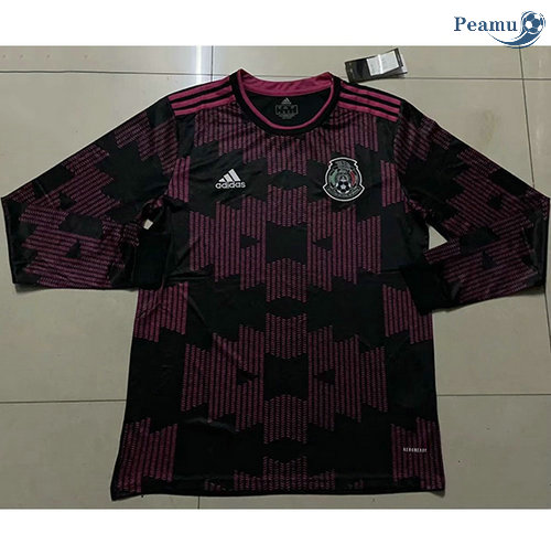 Maglia Calcio Messico Prima Manica lunga 2021-2022