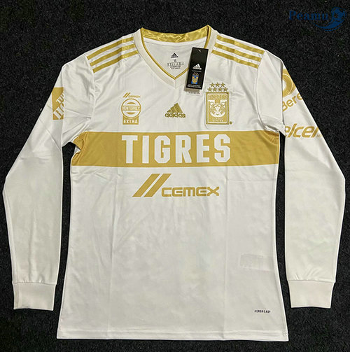 Maglia Calcio Tiger Manica lunga Bianca 2021-2022