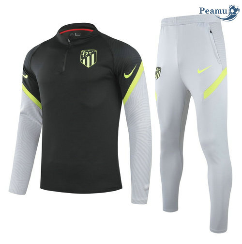 Tuta Calcio Champions League Atletico Madrid Nero 2021-2022