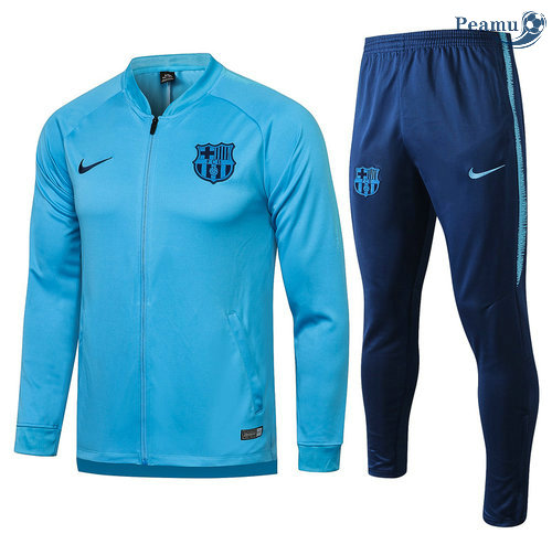 Tuta Calcio - Giacca Barcellona Azzurro 2021-2022