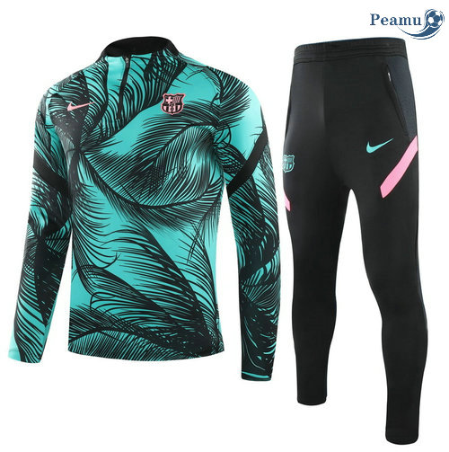 Tuta Calcio Barcellona Vert 2021-2022