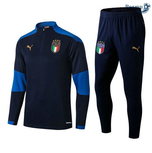Tuta Calcio Italia Blu Navy 2021-2022