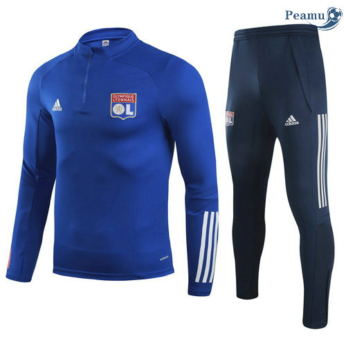 Tuta Calcio Lyon Blu Navy 2021-2022