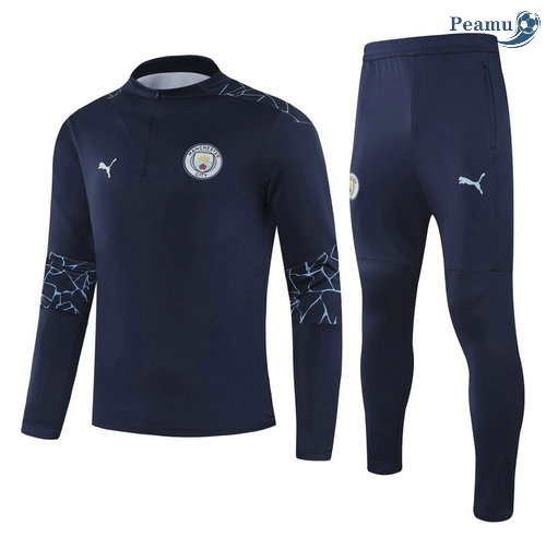 Tuta Calcio Manchester City Blu Navy 2021-2022