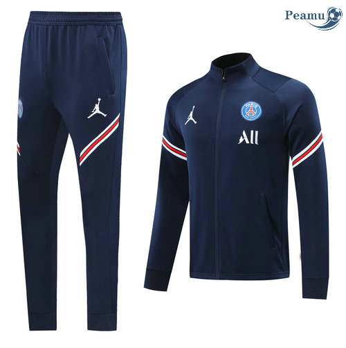 Tuta Calcio - Giacca PSG Blu Navy 2021-2022