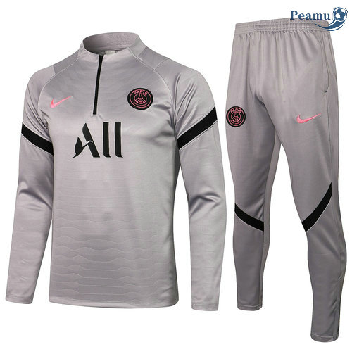 Tuta Calcio PSG grigio chiaro 2021-2022