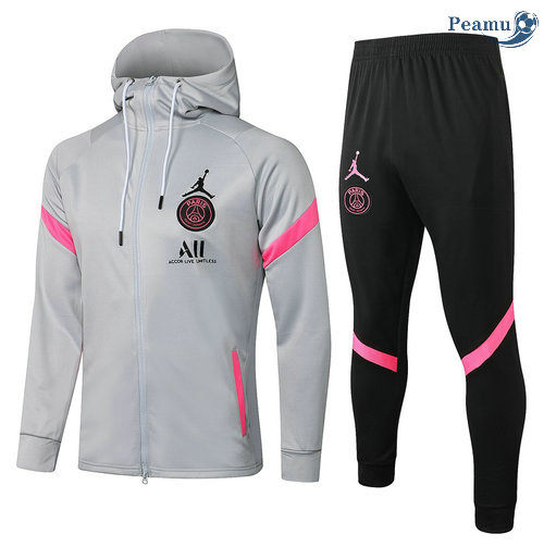 Tuta Calcio - Felpa con cappuccio PSG Jordan 2021-2022