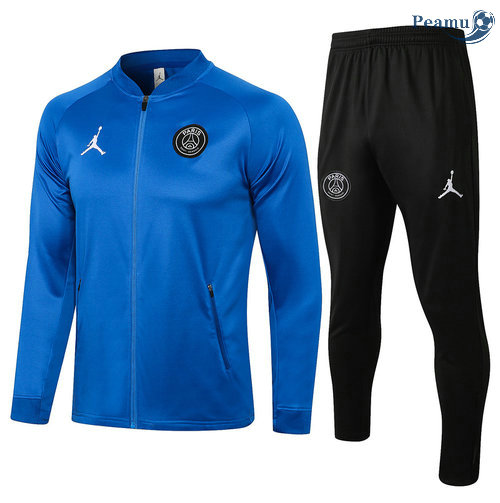 Tuta Calcio - Giacca PSG Jordan Blu 2021-2022