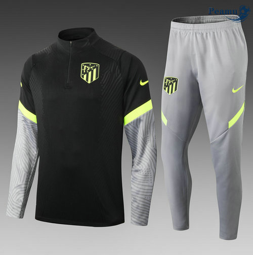 Tuta Calcio Atletico Madrid Bambino Nero/Grigio 2021-2022