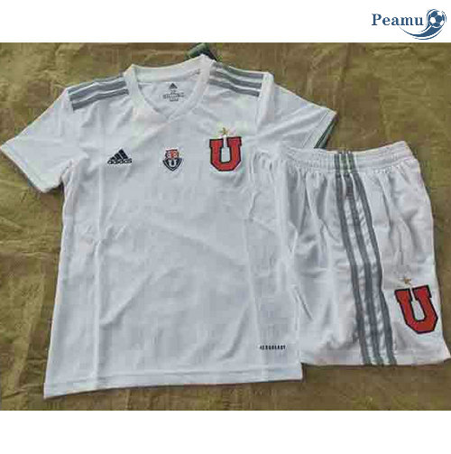 Maglia Calcio University of Chile Bambino Seconda Bianca 2020-2021