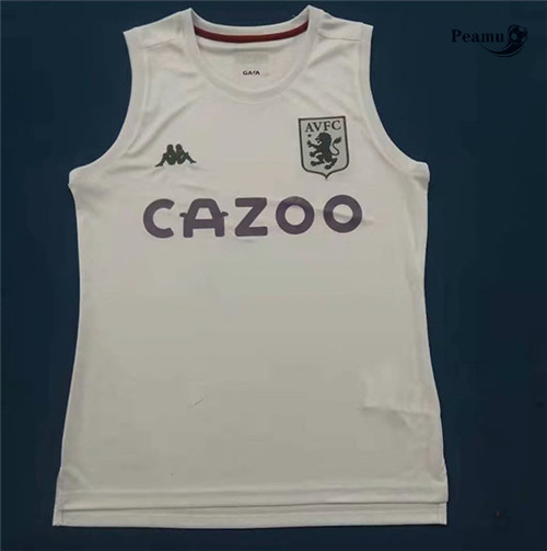 Maglia Calcio Aston Villa vest Bianca 2021-2022