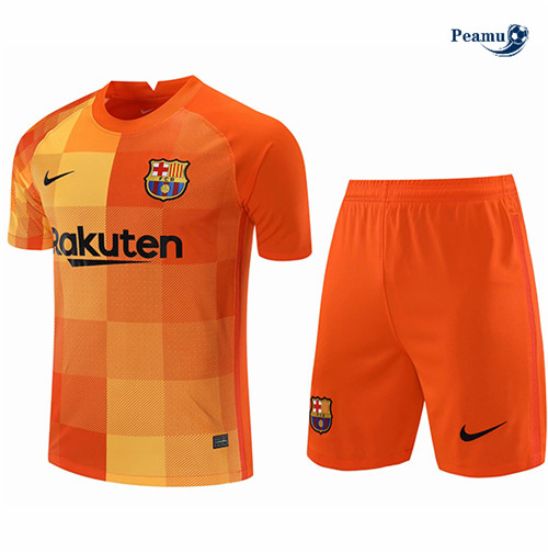 Maglia Calcio Barcellona Portiere Kit Arancia 2021-2022