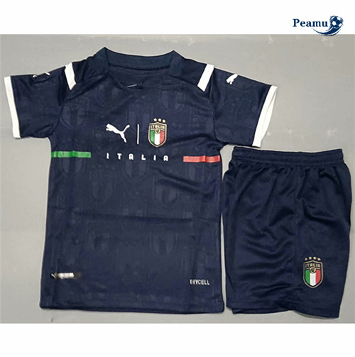 Maglia Calcio Italia Blu Bambino 2021-2022