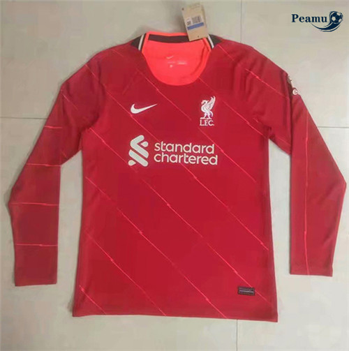 Maglia Calcio Liverpool Prima Manica lunga 2021-2022