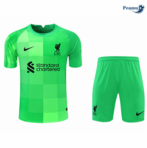 Maglia Calcio Liverpool Portiere Kit Verde 2021-2022