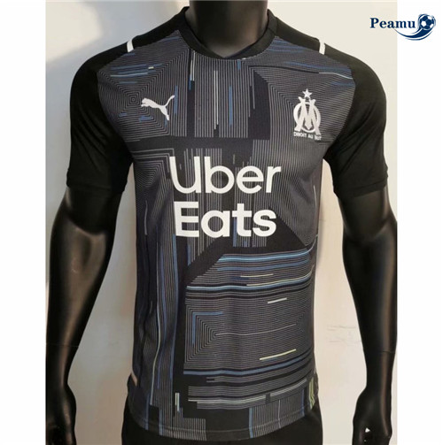 Maglia Calcio Marsiglia Formazione Nero 2021-2022
