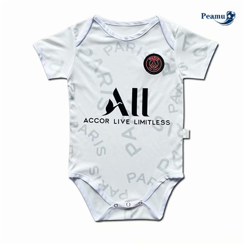 Maglia Calcio PSG baby Bianca 2021-2022