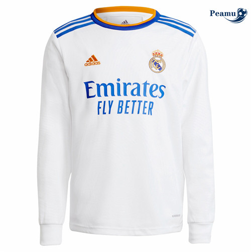 Maglia Calcio Real Madrid Prima Manica lunga 2021-2022