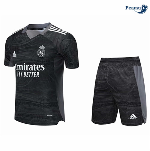 Maglia Calcio Real Madrid Portiere Kit Nero 2021-2022
