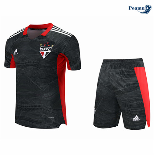 Maglia Calcio Sao Paulo Portiere Kit Nero 2021-2022