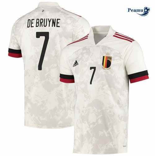 Maglia Calcio Belgio Seconda De Bruyne 2019-21