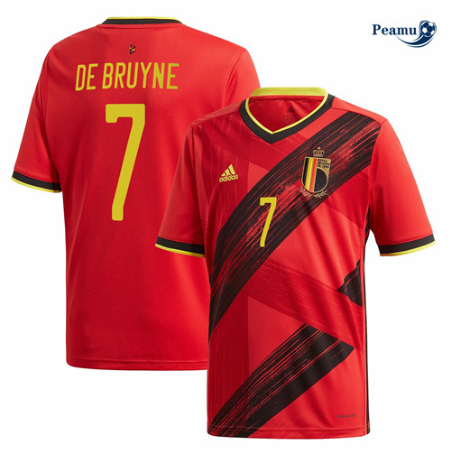 Maglia Calcio Belgio Prima De Bruyne 2019-21