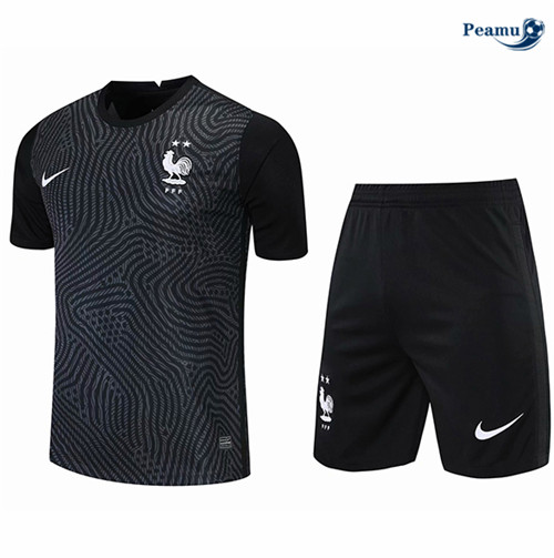 Maglia Calcio Francia Portiere Kit Nero 2021-2022